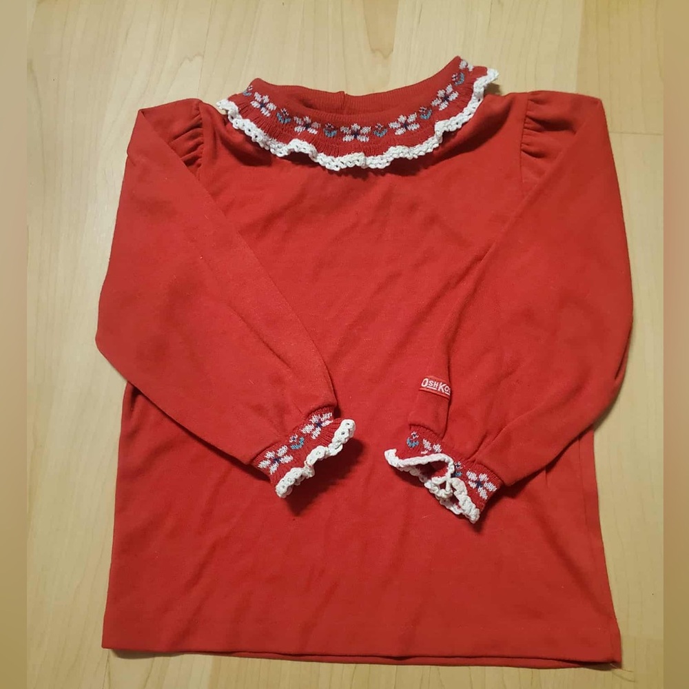 Vintage Oshkosh BGosh Girls Long Sleeve